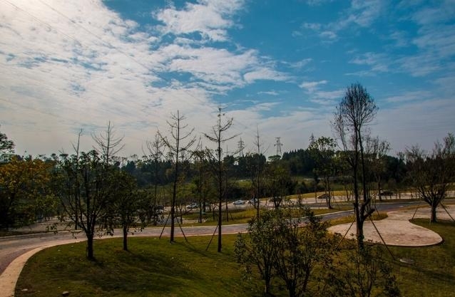 簡陽鰲山公園最新圖片，自然與人文的和諧交融之美展示！