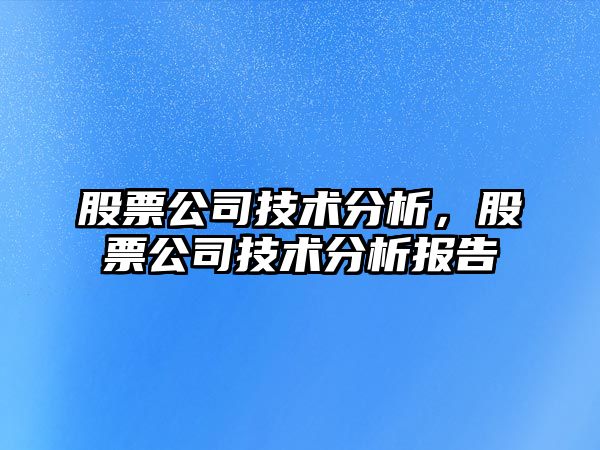 深度解析，公司股票投資潛力與價(jià)值分析